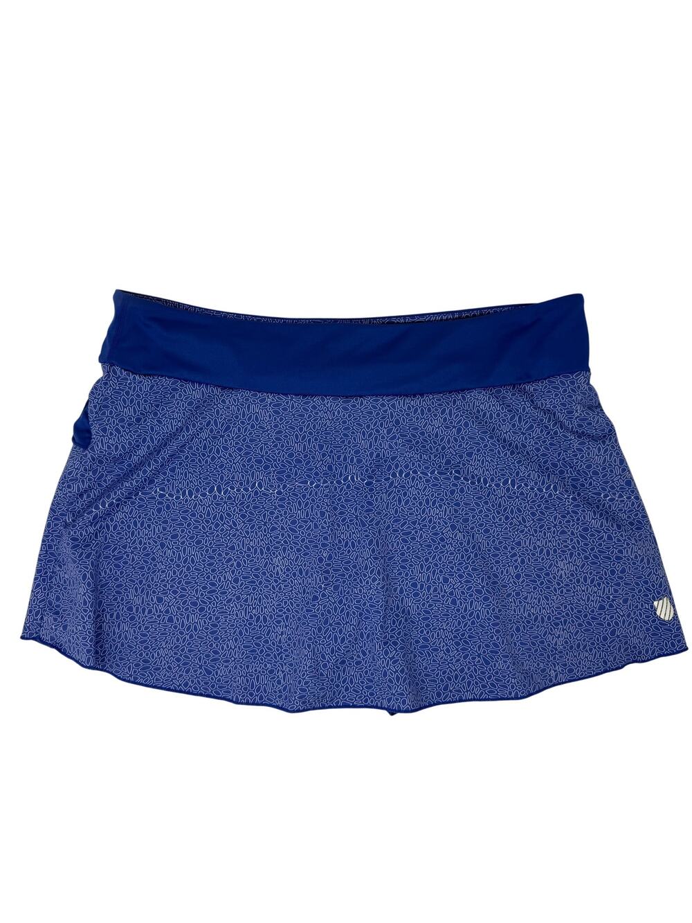 K-Swiss Tennis Golf Skirt Skort Built in Shorts Activewear Blue Women's Large